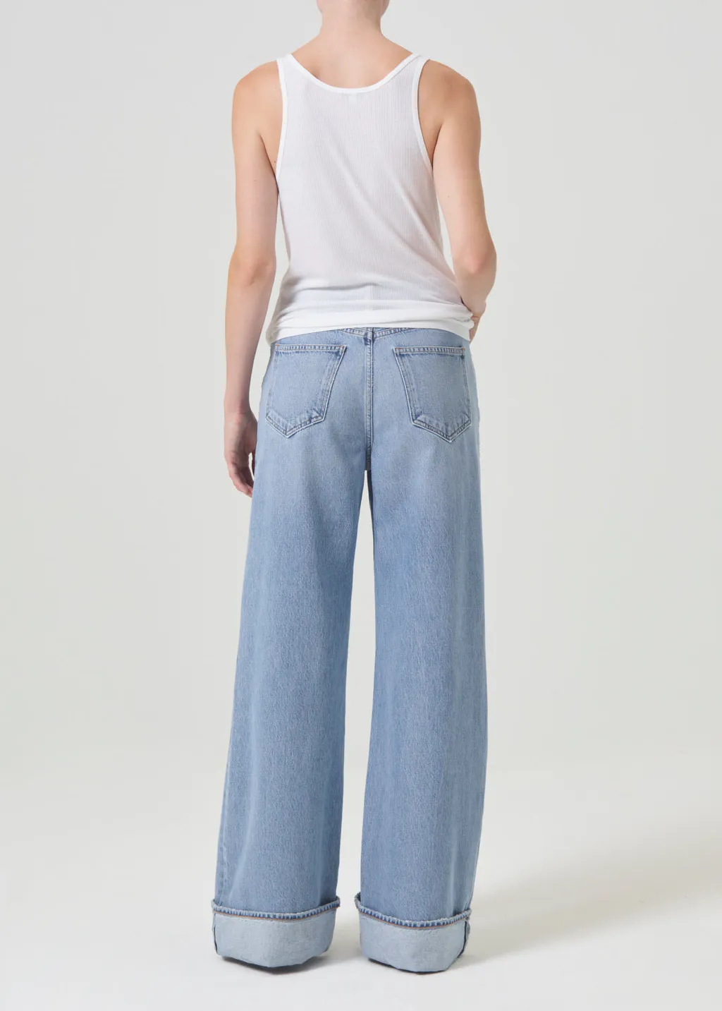 High-Waisted Wide-Leg Jeans