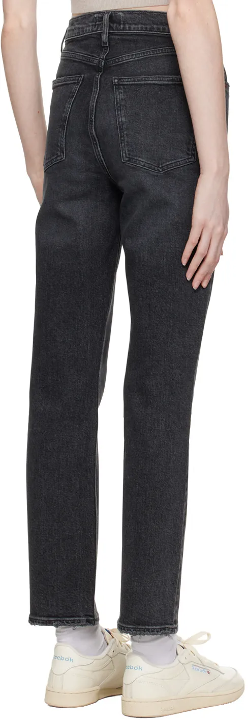 Stovepipe Straight-Leg Jeans