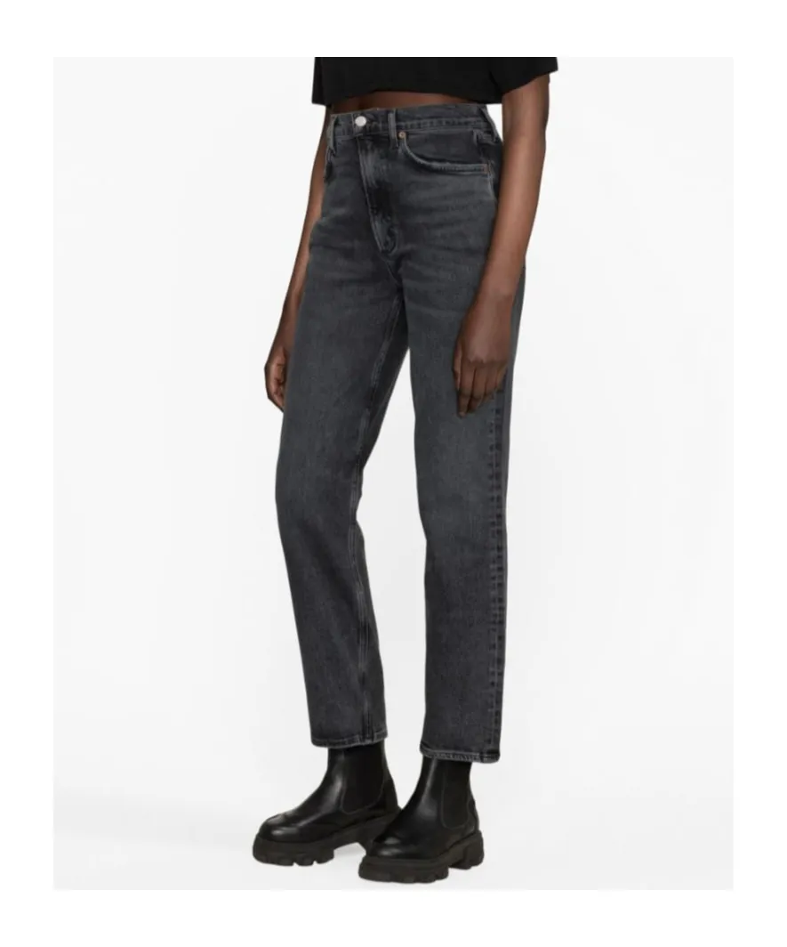 Stovepipe Straight-Leg Jeans