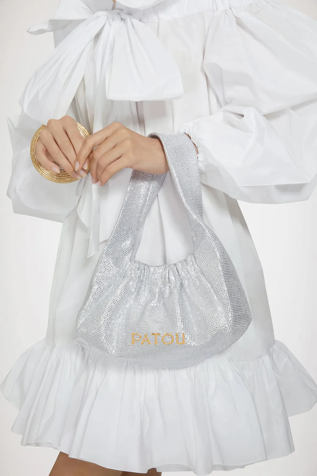 Patou Gathered Shoulder Bag