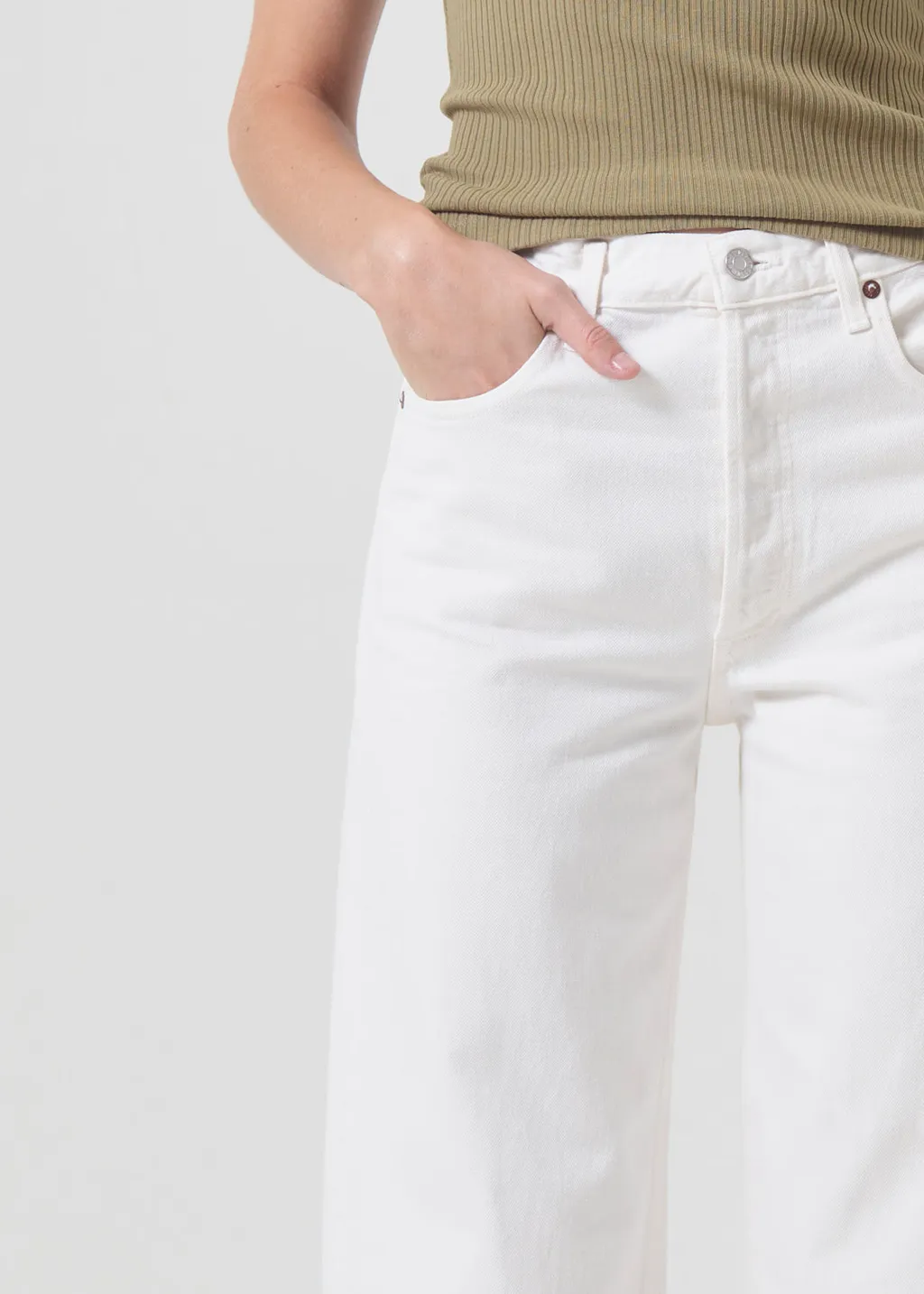 Agolde Ren High-Waisted Wide-Leg Jeans