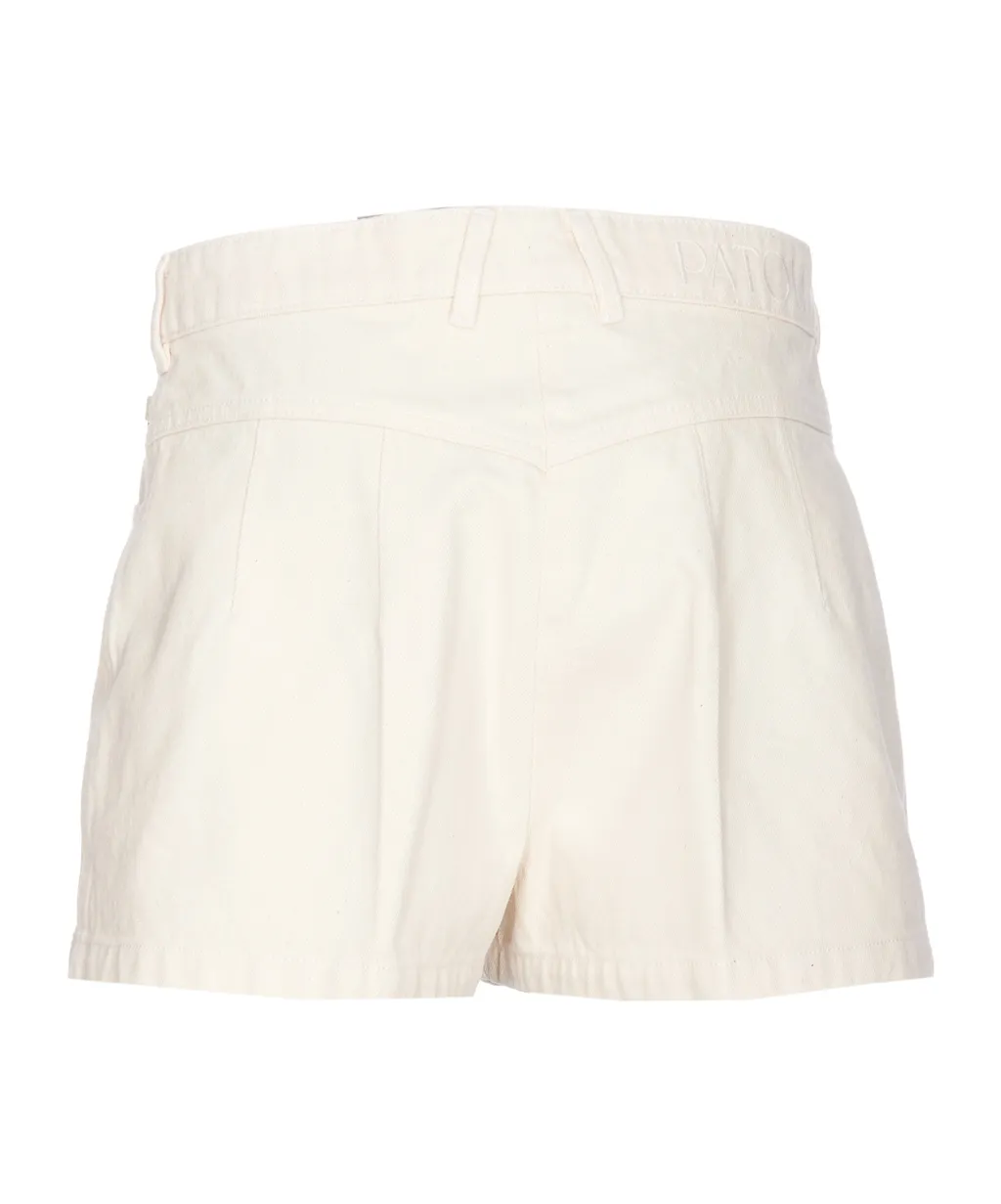 Patou Embellished High-Waist Shorts