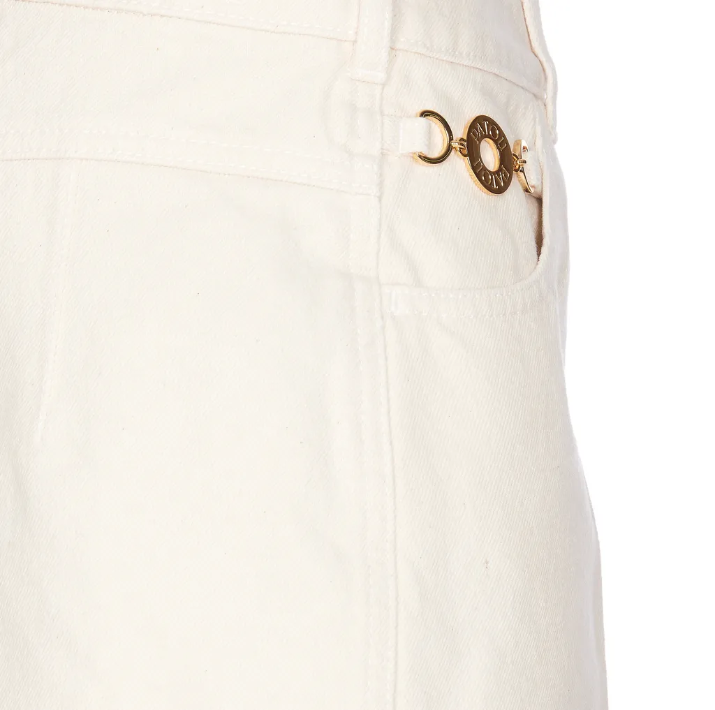 Patou Embellished High-Waist Shorts