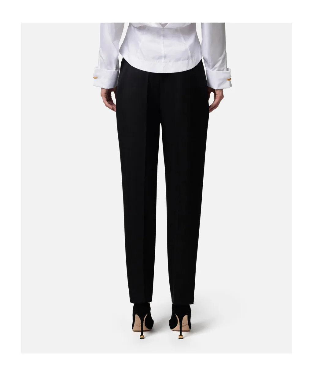 Elisabetta Franchi Darts Straight Trousers
