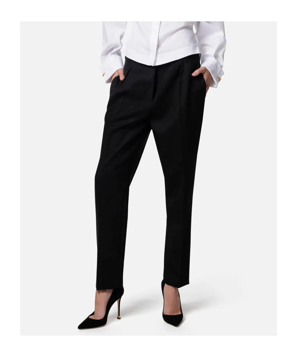 Elisabetta Franchi Darts Straight Trousers
