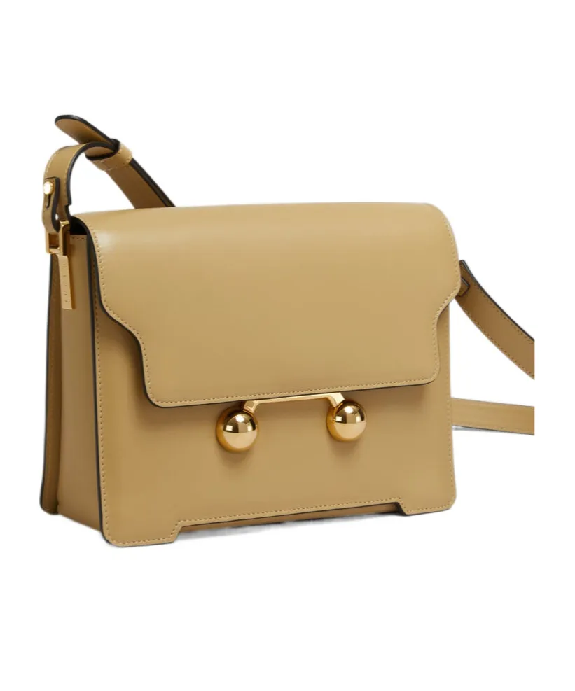 Marni Trunkaroo Foldover Top Medium Shoulder Bag