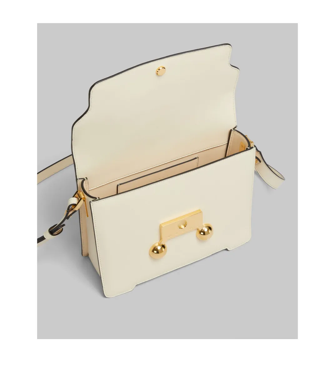 Marni Trunkaroo Foldover Top Medium Shoulder Bag