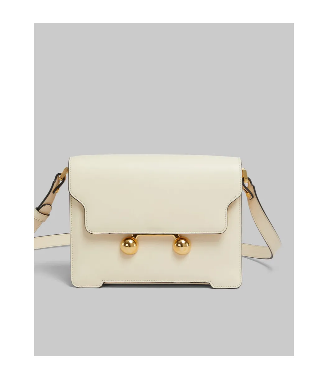 Marni Trunkaroo Foldover Top Medium Shoulder Bag