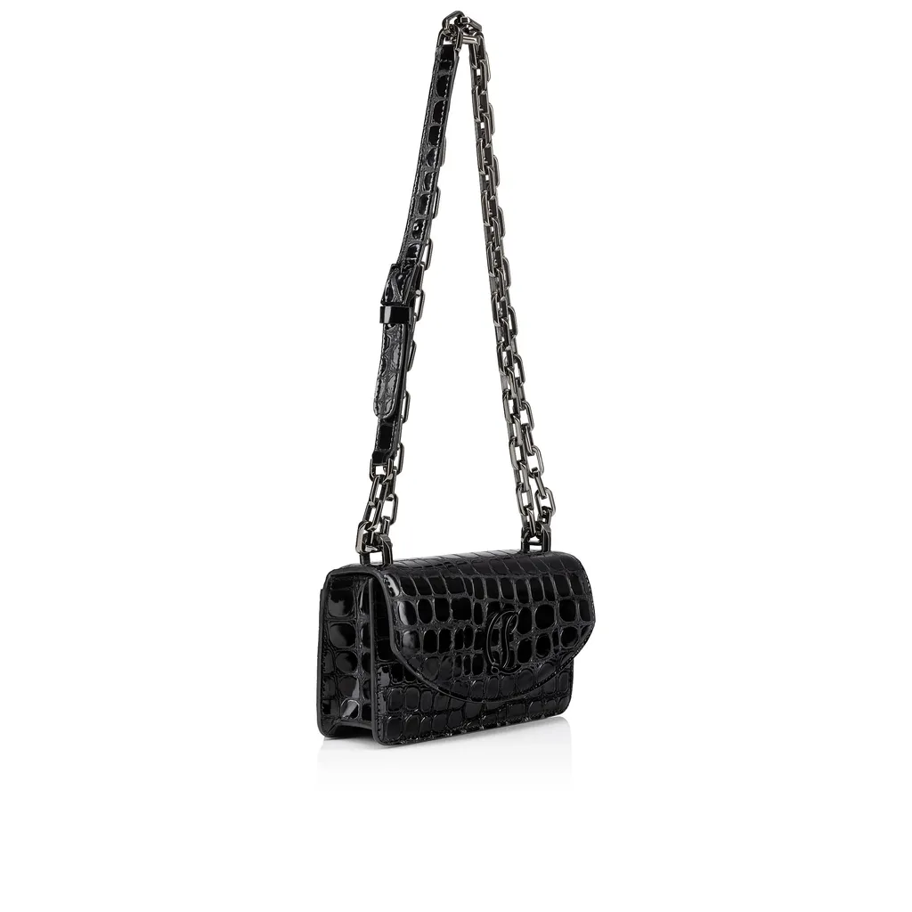 Christian Louboutin Loubi54 Foldover Top Crossbody Bag