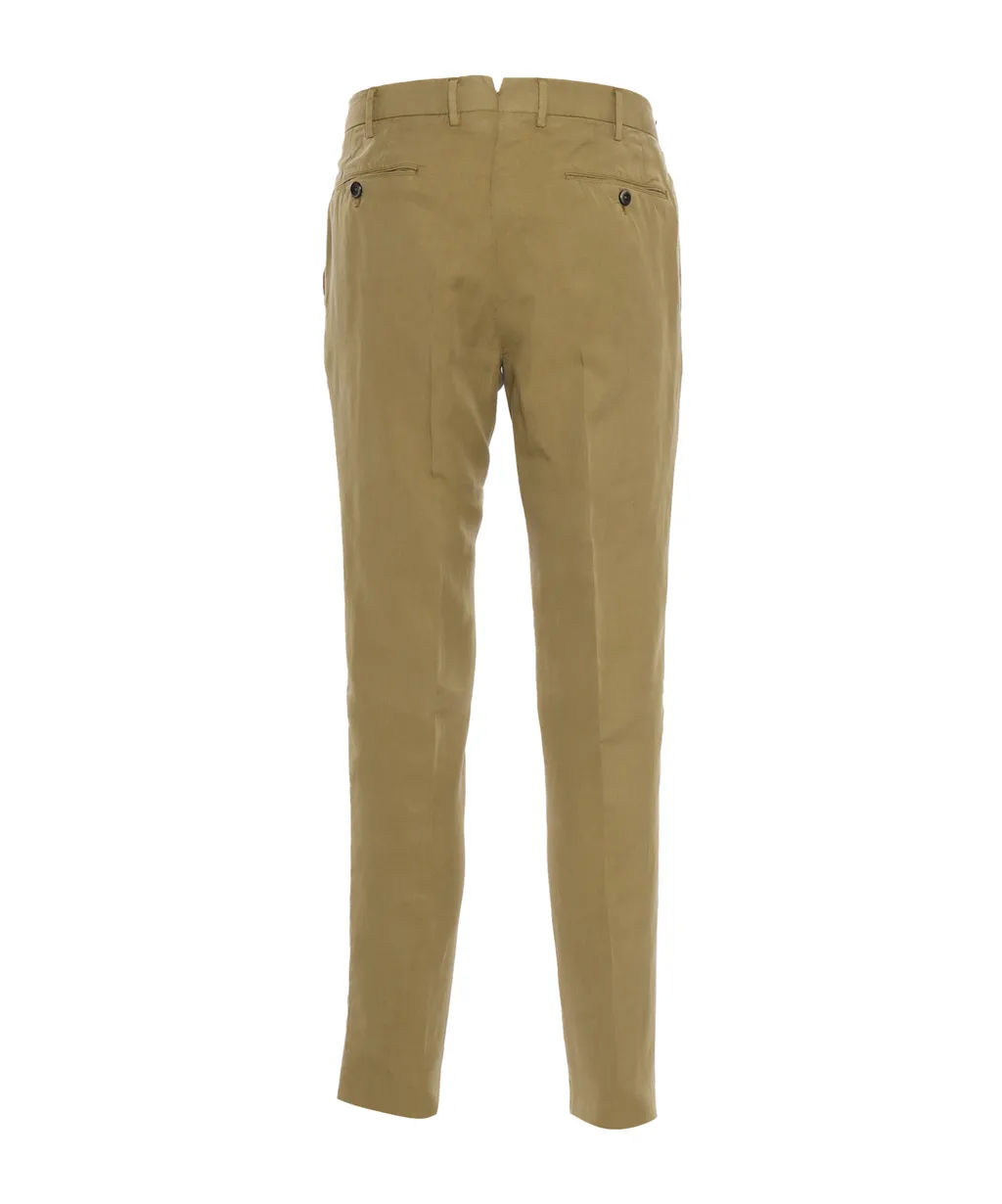 Pt Torino Slim Stretch Gabardine Trousers