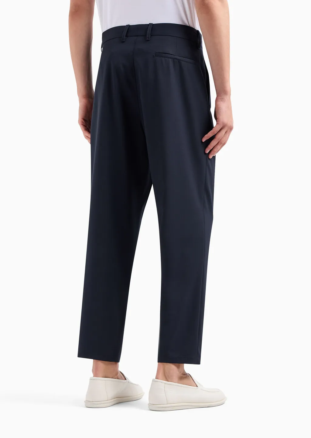 Giorgio Armani Tapered Leg Cropped Trousers