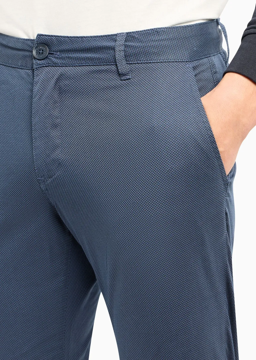 Waistband Loop Casual Pants