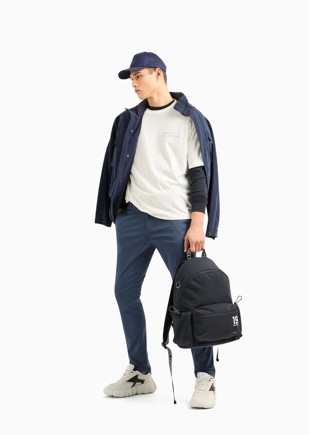 Waistband Loop Casual Pants