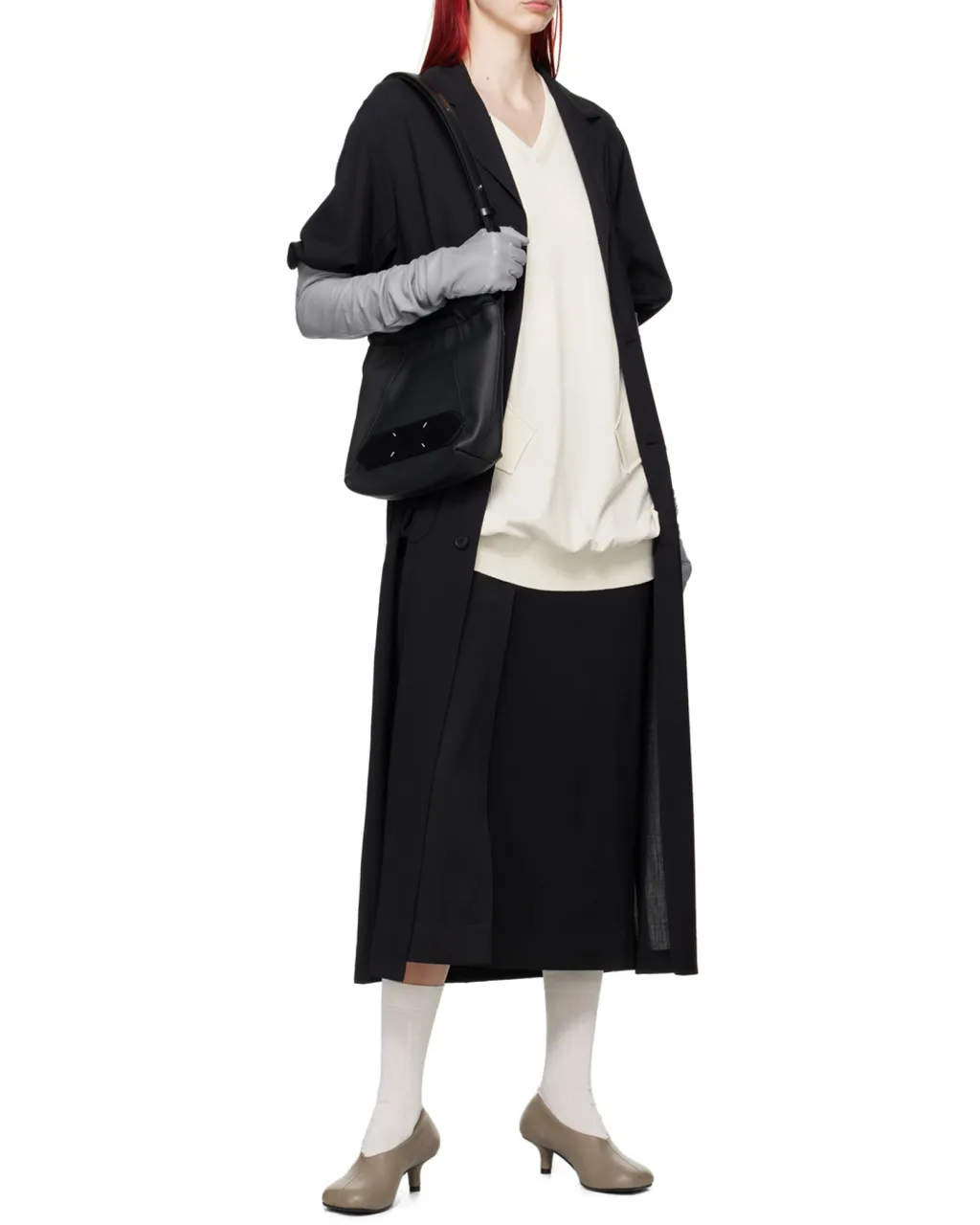 Belted Single-Breasted Maxi Coat