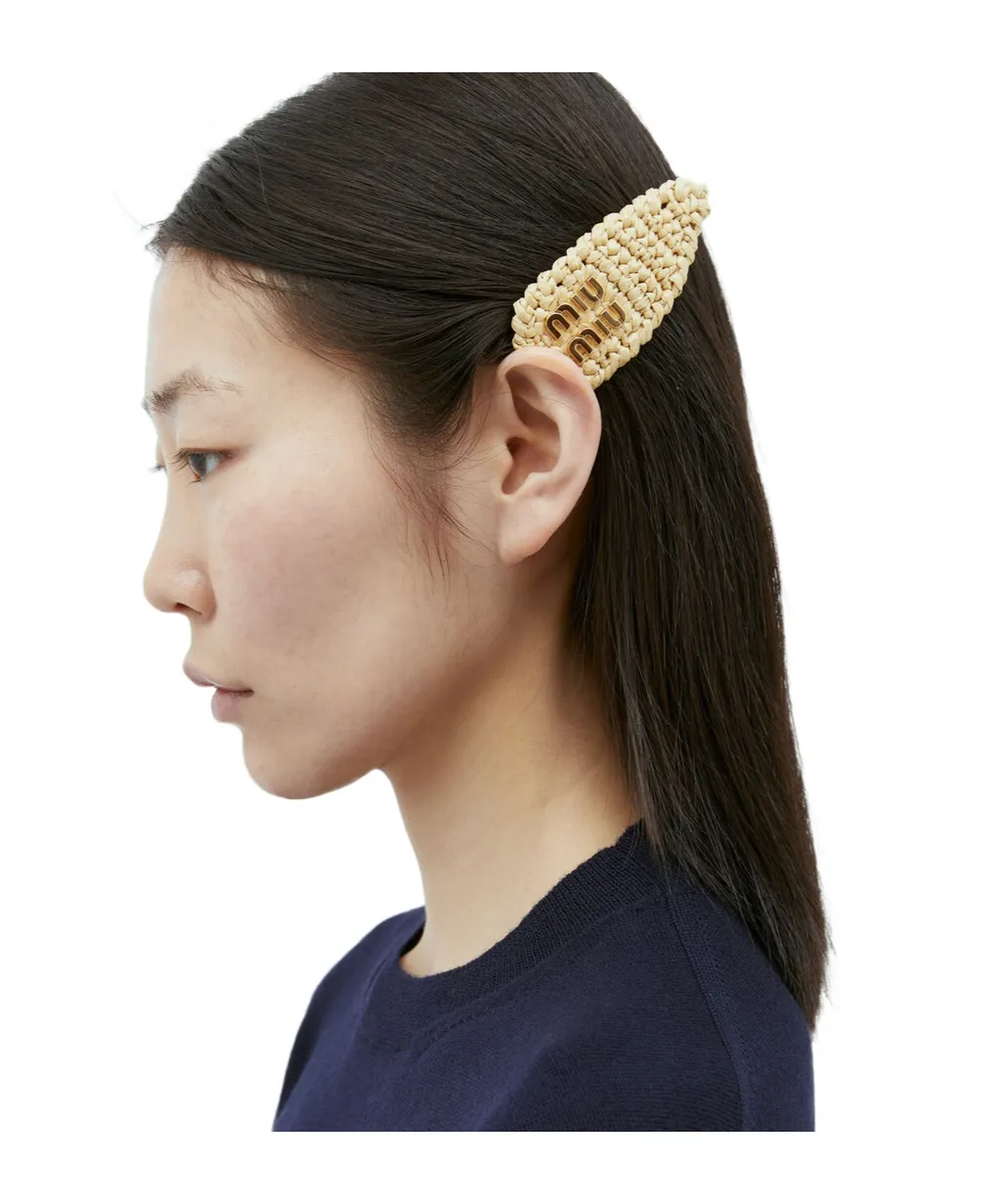 Woven Fabric Hair Clip