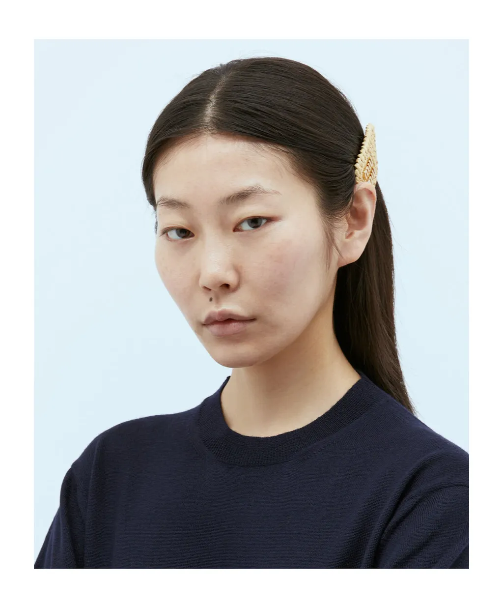 Woven Fabric Hair Clip