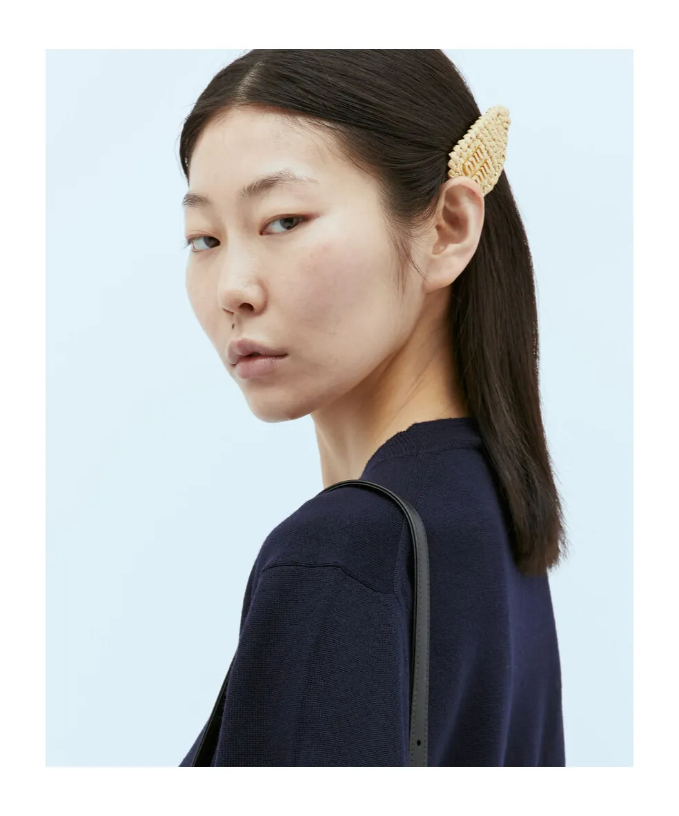 Woven Fabric Hair Clip