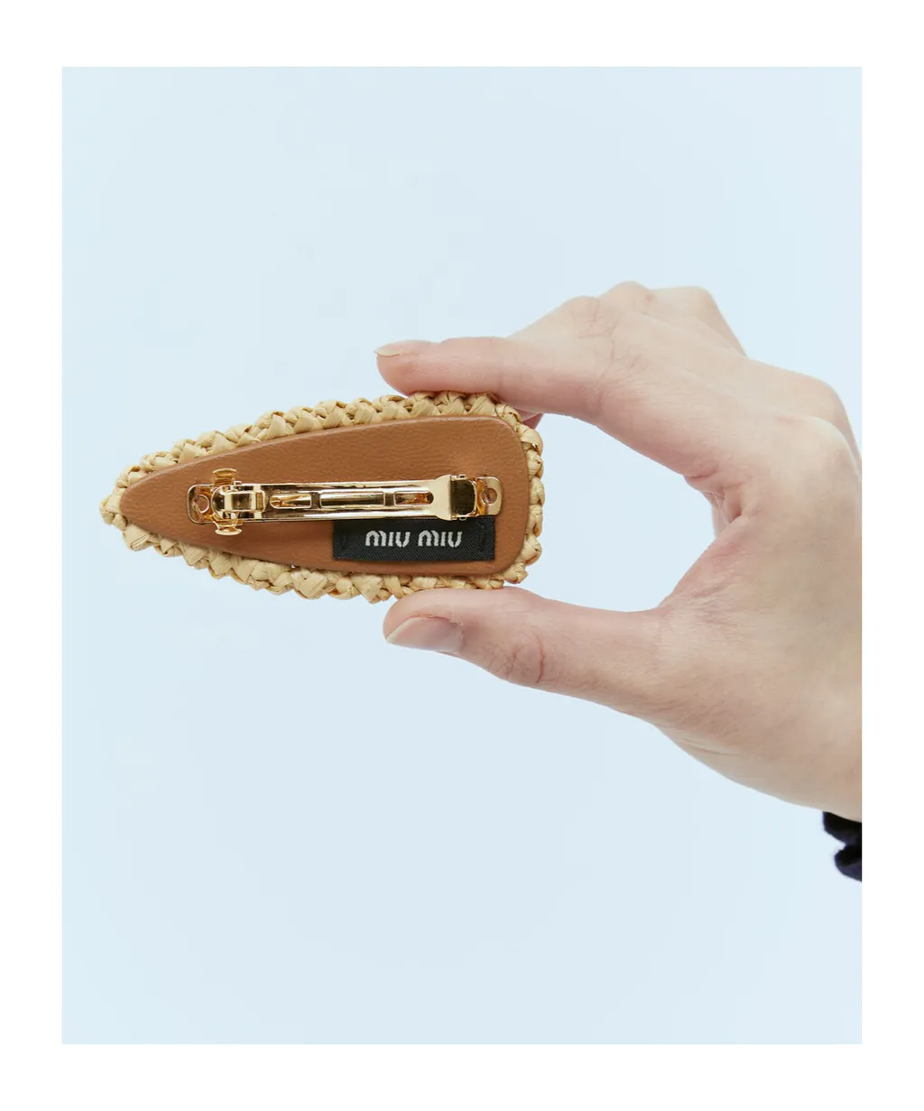 Woven Fabric Hair Clip