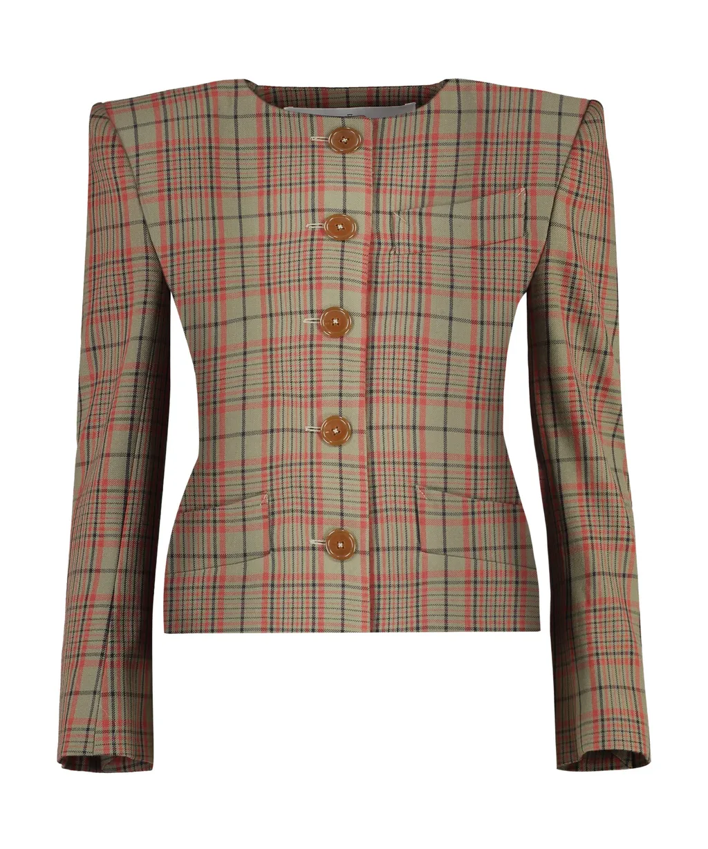 Vivienne Westwood Checked Button-Up Jacket