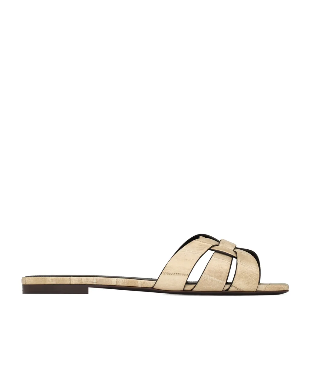 Saint Laurent Tribute Open Toe Mules