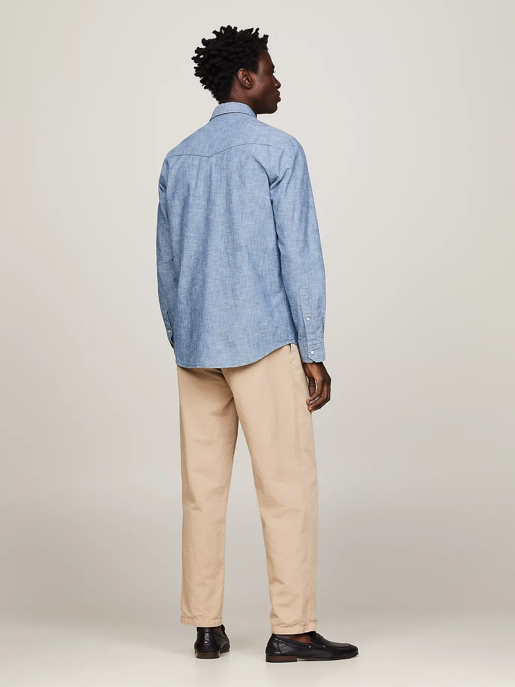 Lapel Denim Shirt