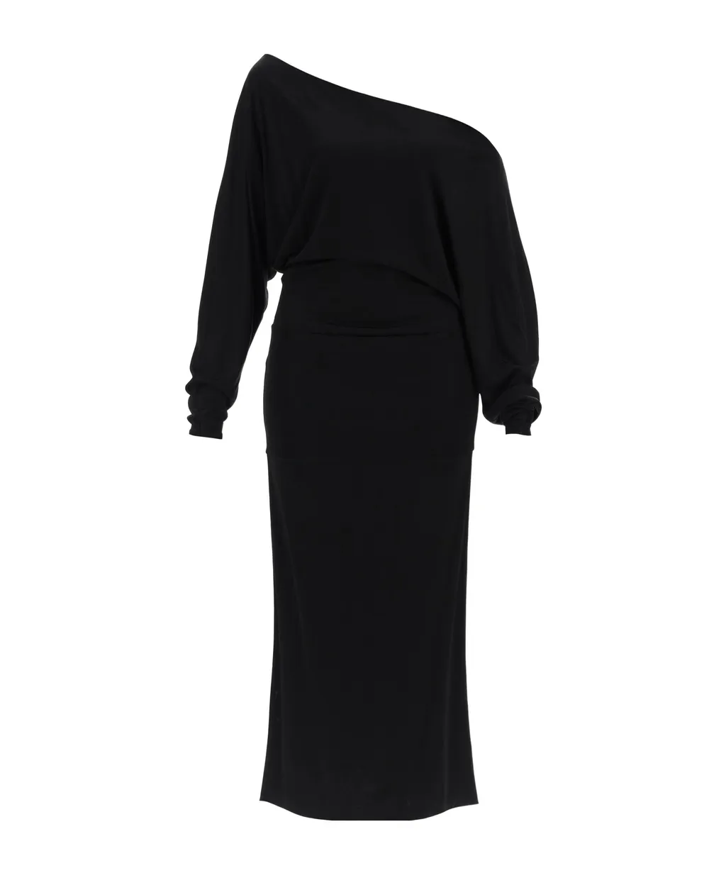 Khaite Junet Off-The-Shoulder Dress