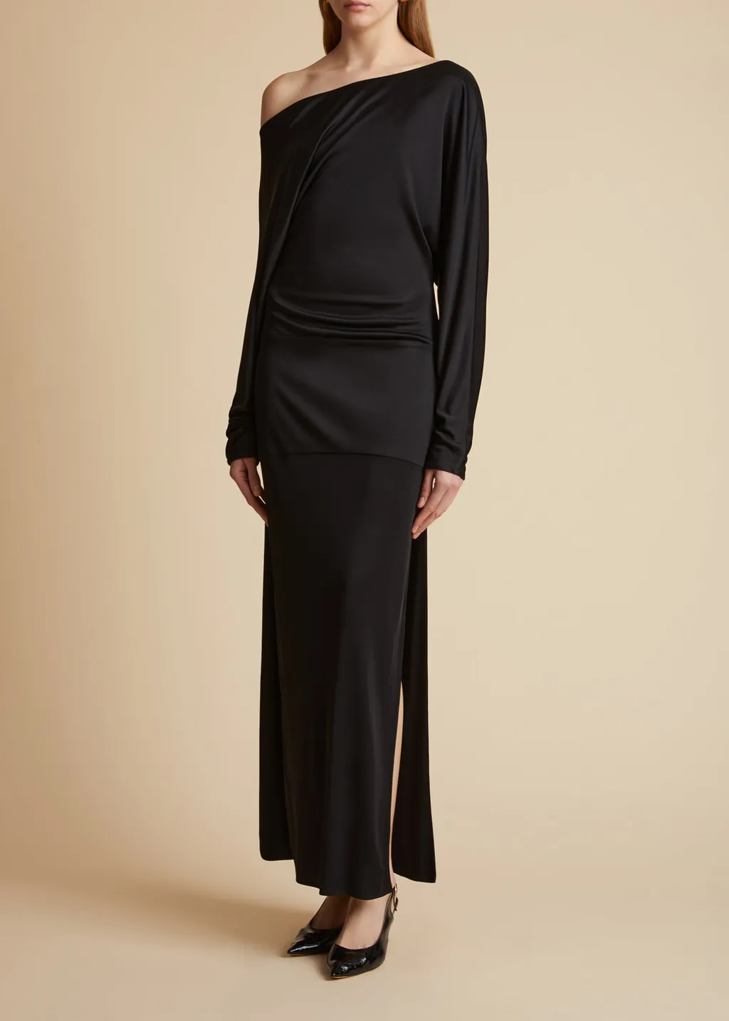Khaite Junet Off-The-Shoulder Dress