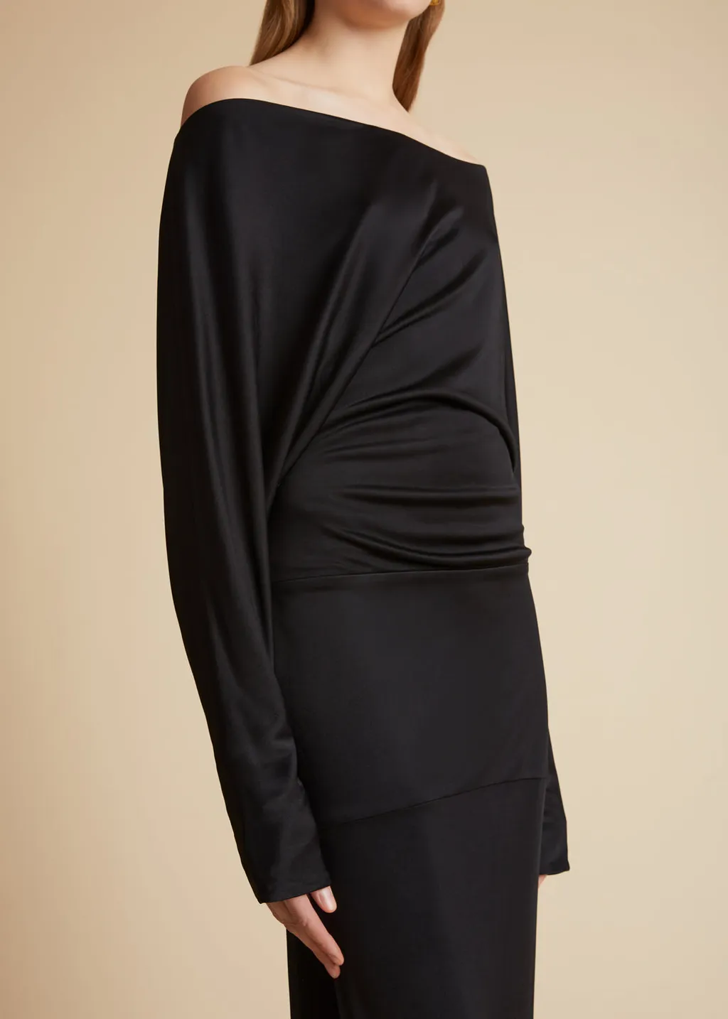 Khaite Junet Off-The-Shoulder Dress