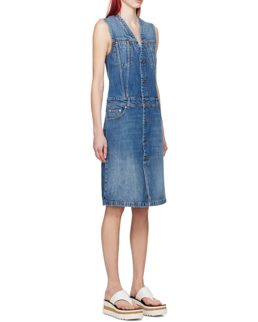 Stella Mccartney Sleeveless Denim Dress