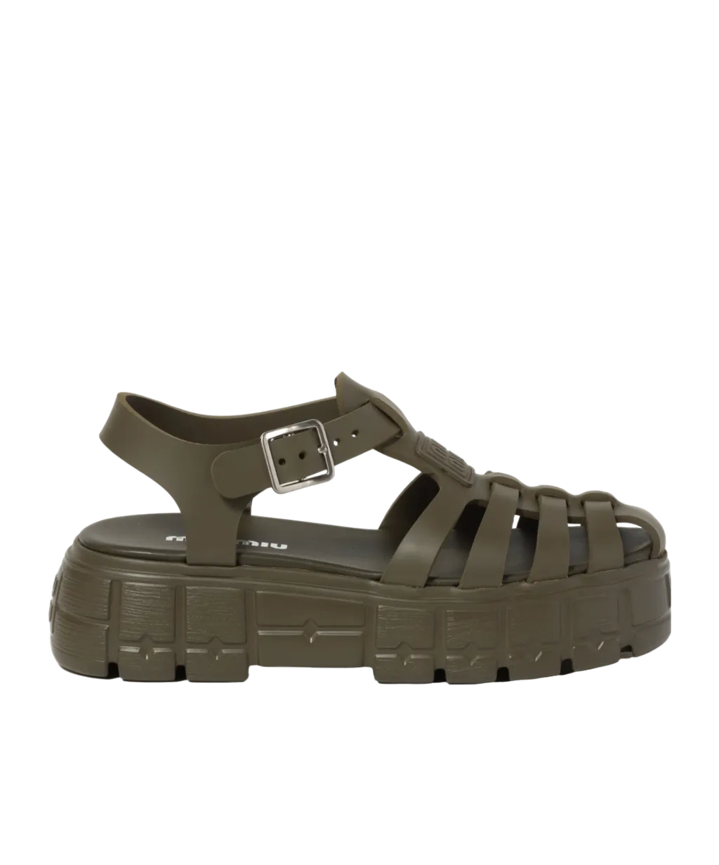 Eva Platform Cage Sandals