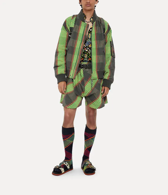 Bernardo Quilted Plaid Casual Jacket