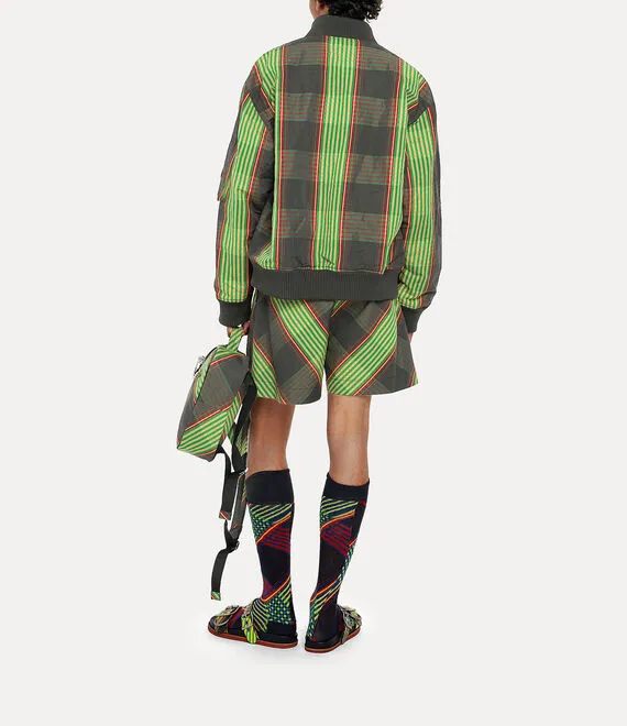 Bernardo Quilted Plaid Casual Jacket