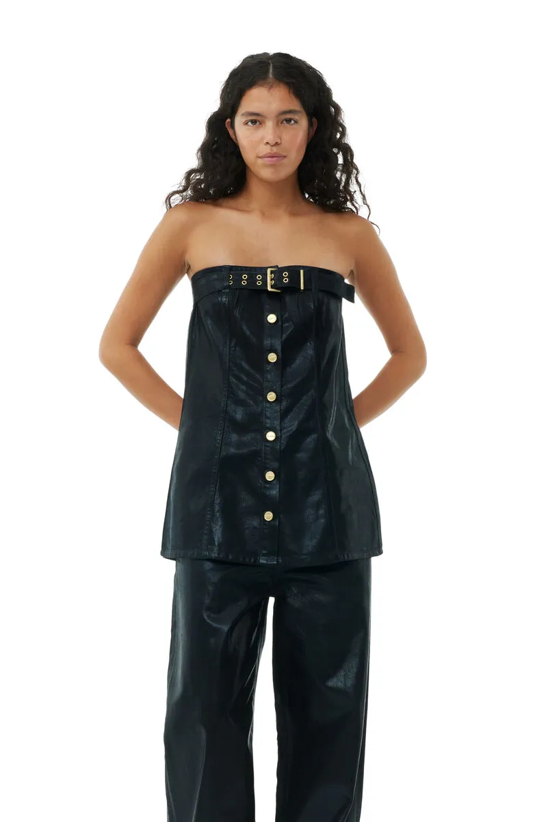 Ganni Strapless Top