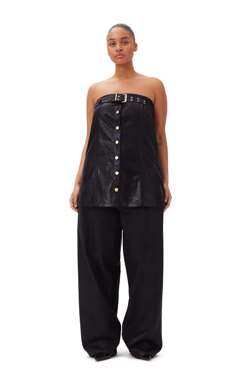 Ganni Strapless Top