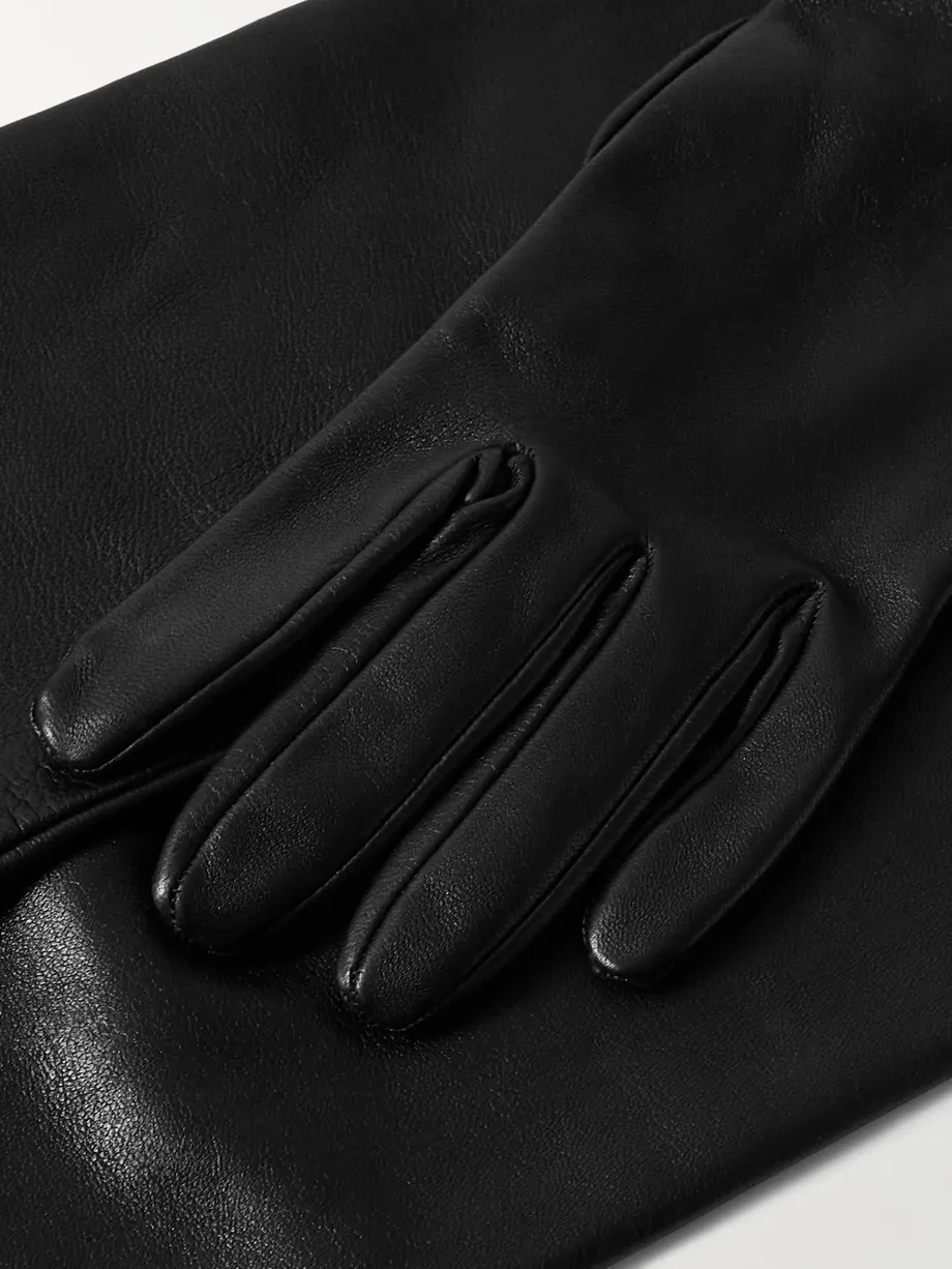 The Row Simon Leather Gloves