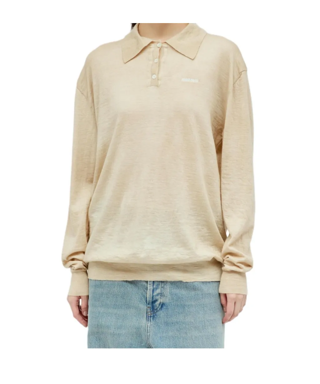 Cashmere Knit Polo Shirt