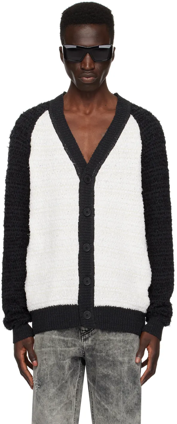 Balmain Two-Toned Tweed Cardigan