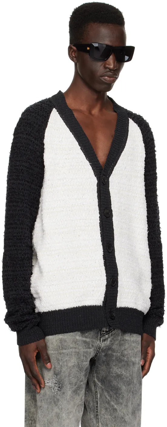 Balmain Two-Toned Tweed Cardigan