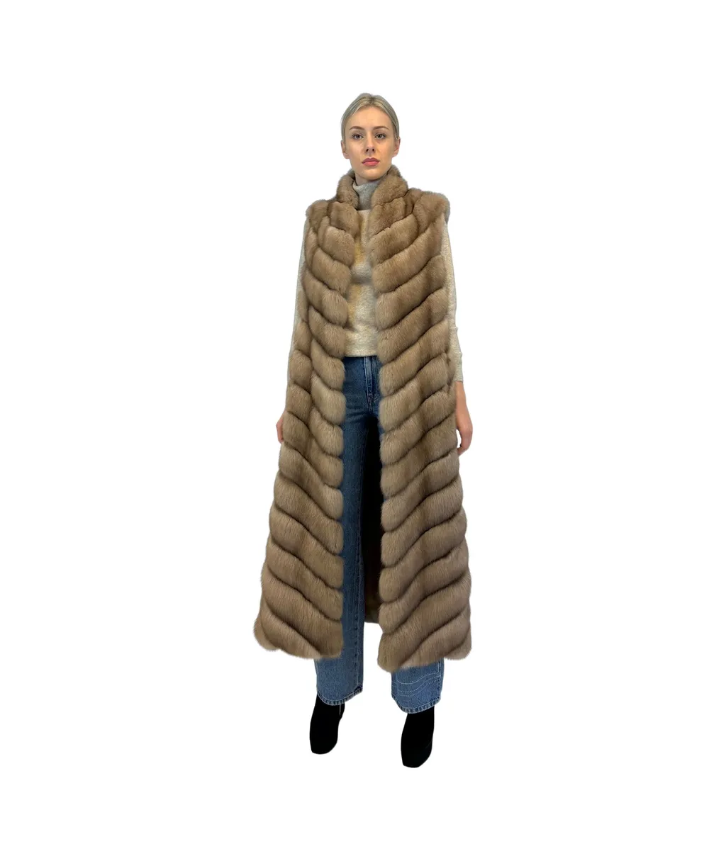 Sleeveless Long Fur