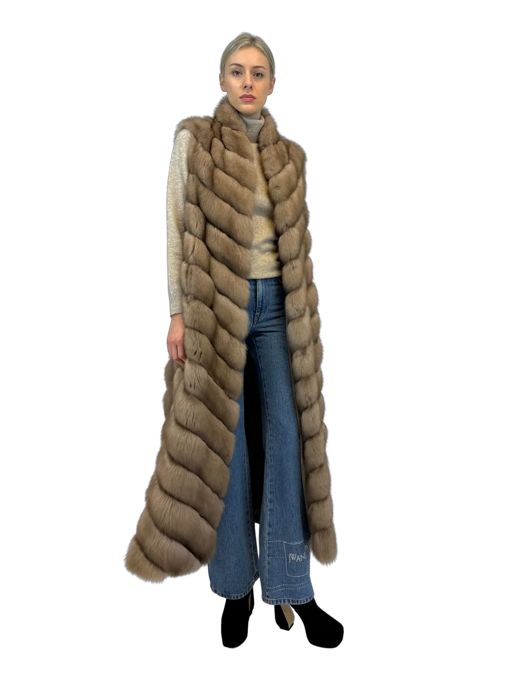 Sleeveless Long Fur