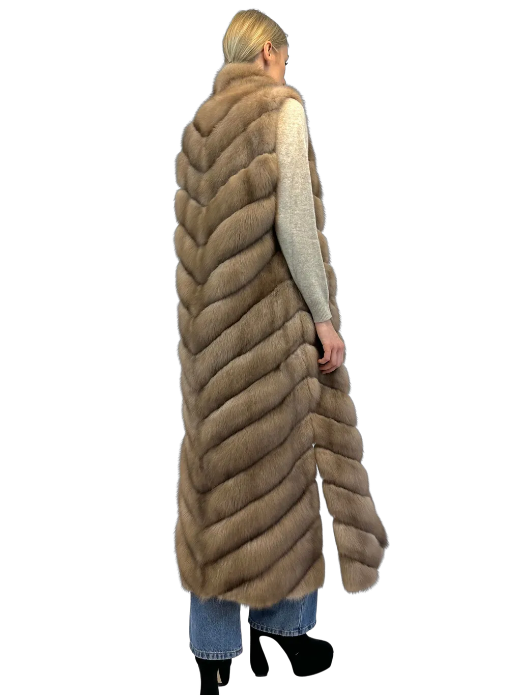 Sleeveless Long Fur