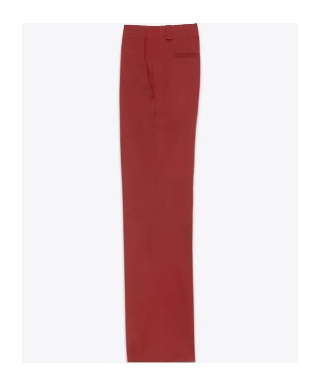 Saint Laurent Mid-Rise Tailored Pants