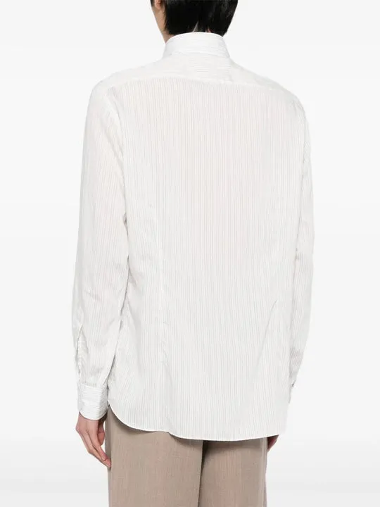 Striped Button-Up Shirt