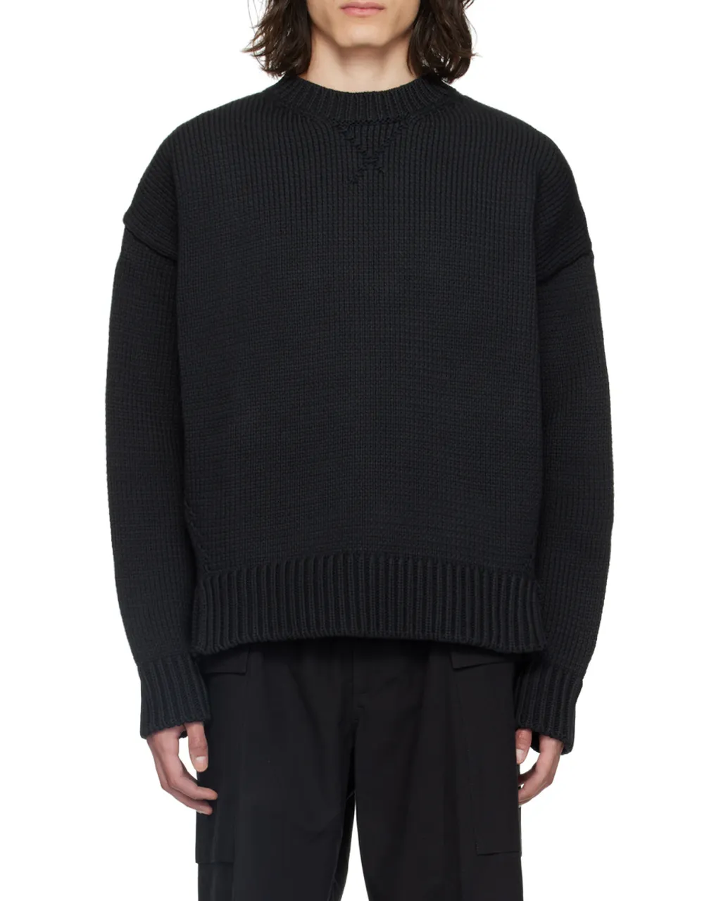 Jil Sander Drop Shoulder Knitted Jumper