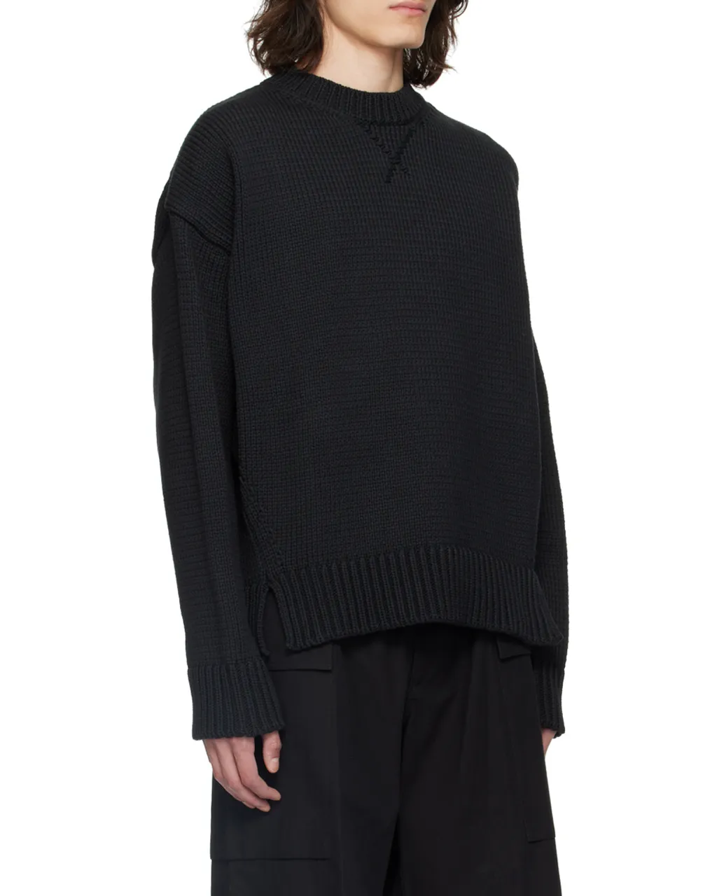 Jil Sander Drop Shoulder Knitted Jumper