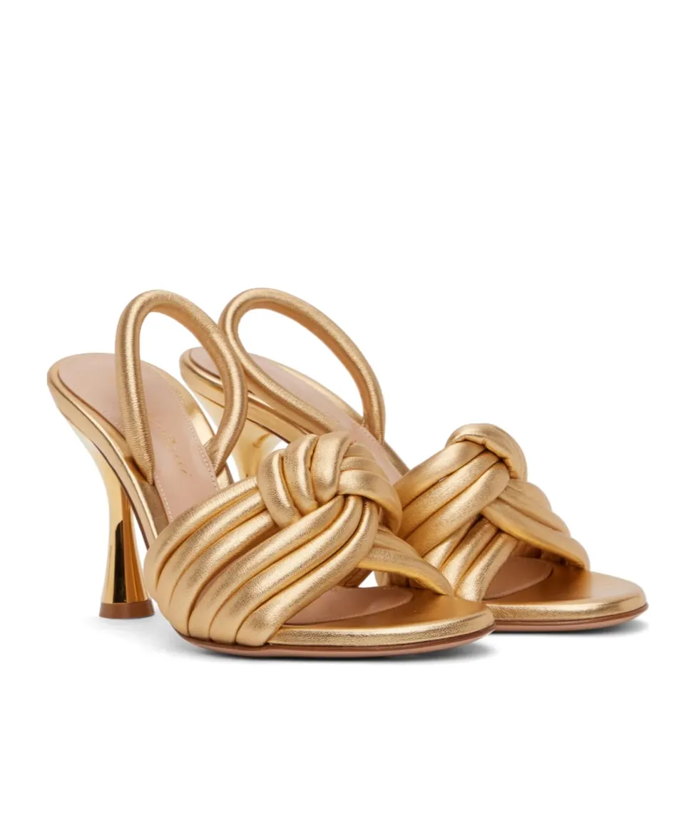 Knot Detail Heeled Sandals
