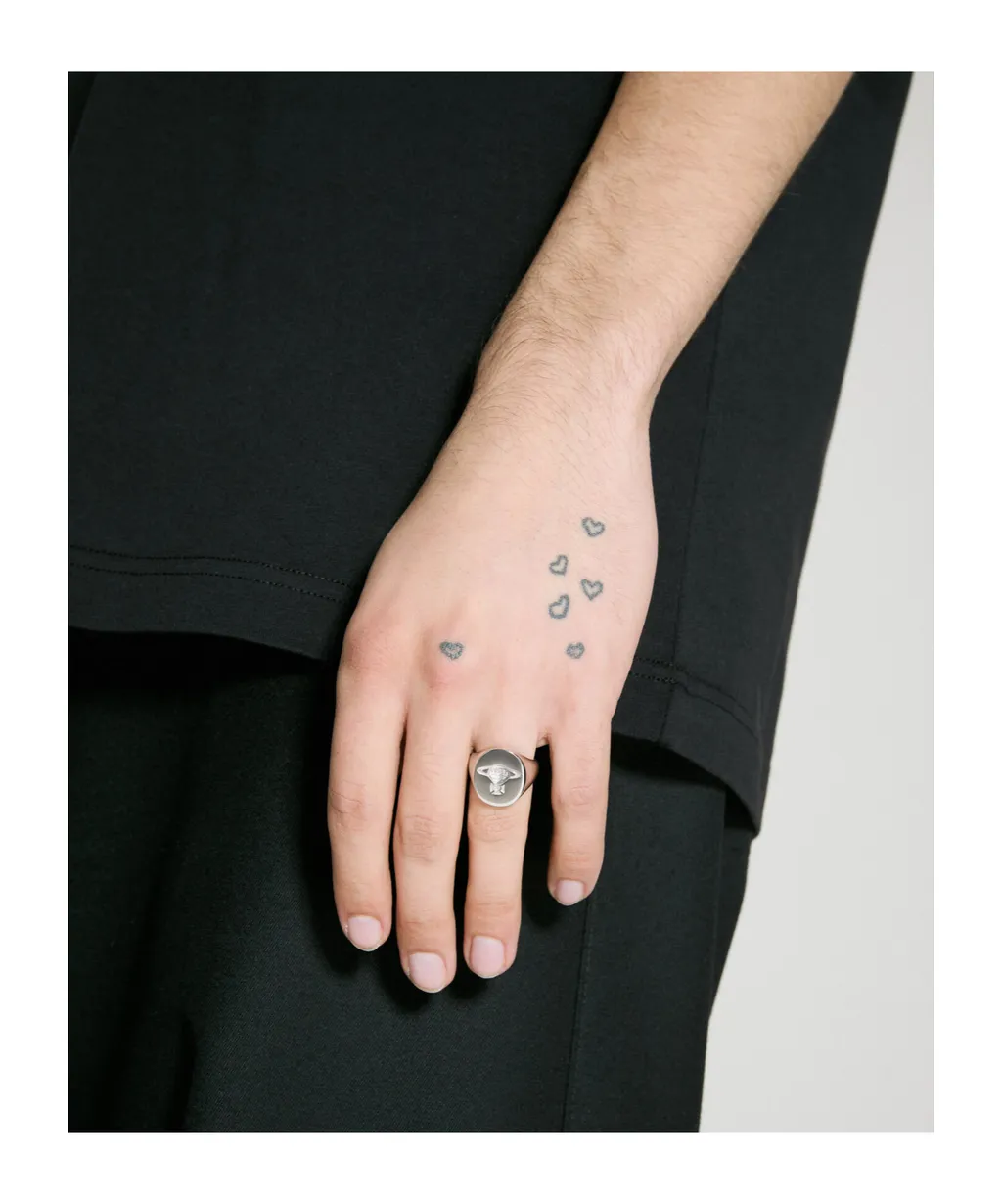 Vivienne Westwood Orb Debossed Seal Ring