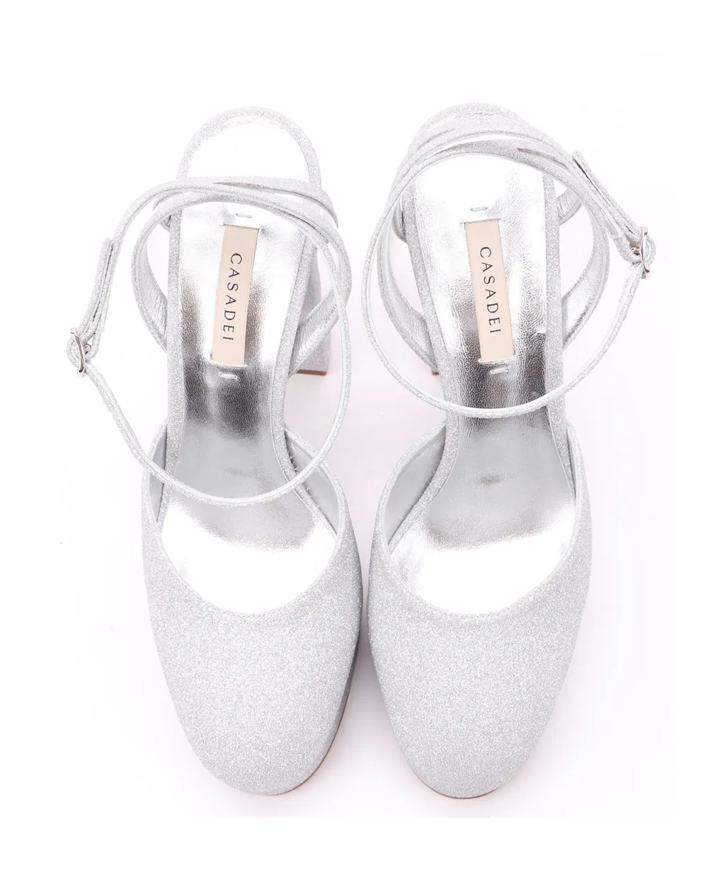Casadei Betty Citylight Round-Toe Platform Pumps