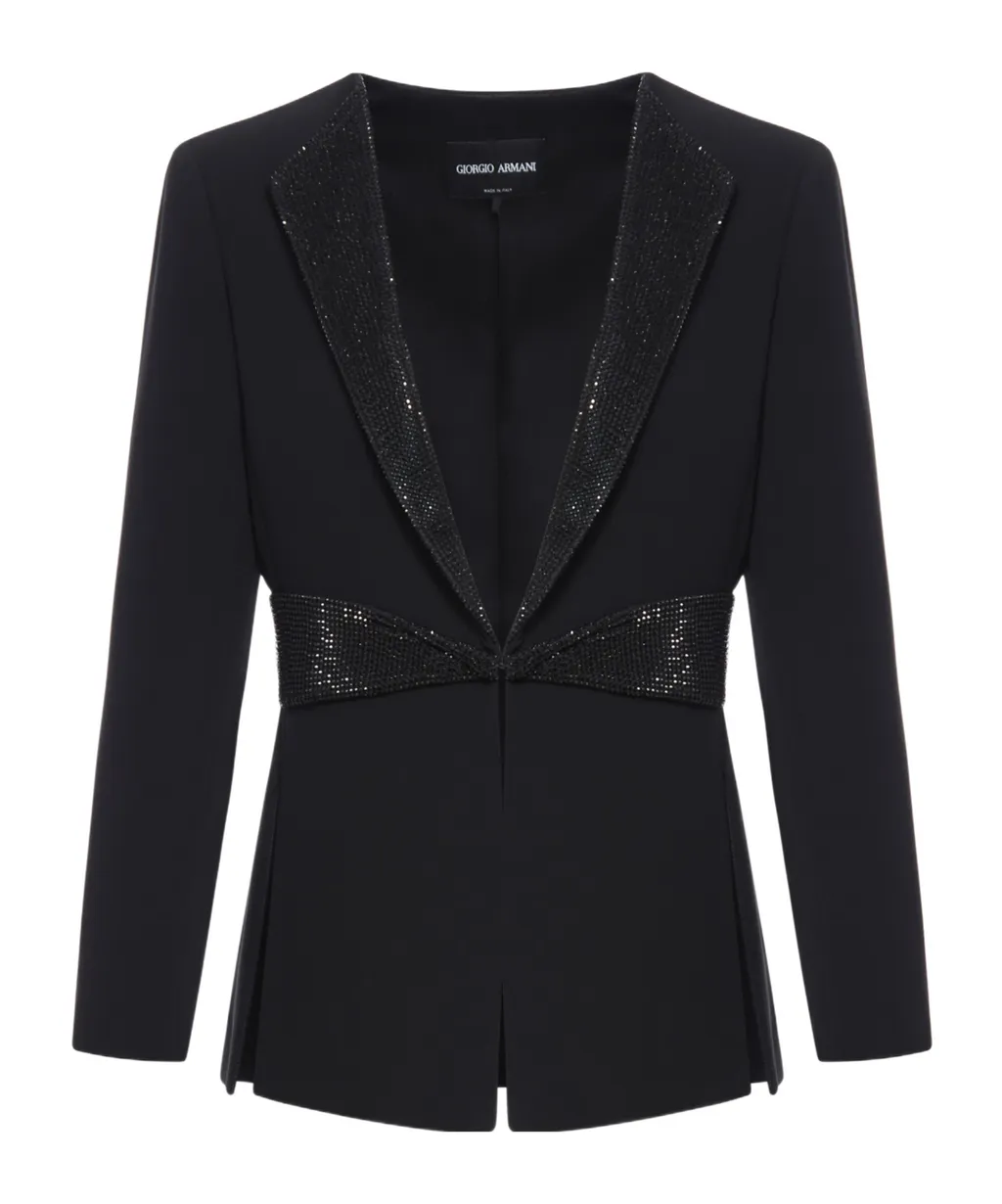 Giorgio Armani Embroidered Tailored Blazer