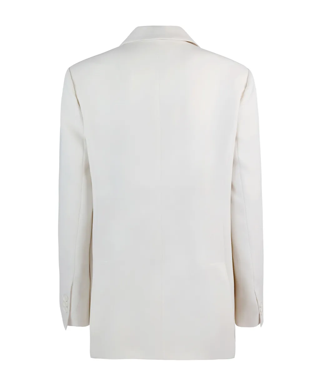 Double Lapel Single-Breasted Suit Jacket